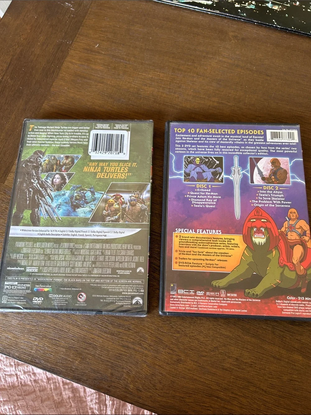 New sealed Teenage Mutant Ninja Turtles & He-Man & Masters of Universe used